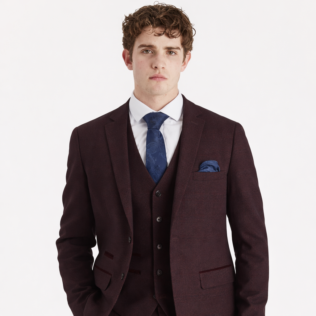 Men Brown Wedding Suit